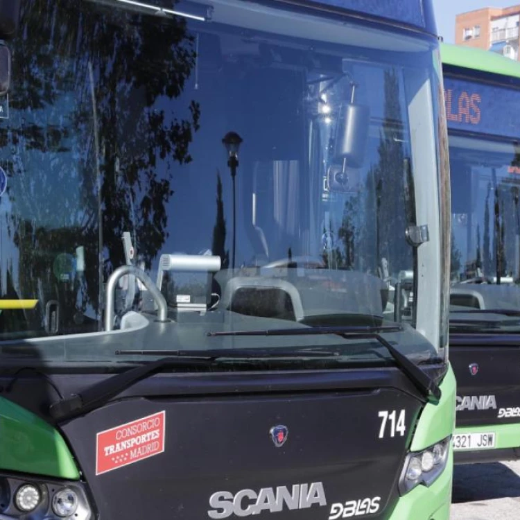 Imagen relacionada de nueva linea interurbana de autobus en madrid