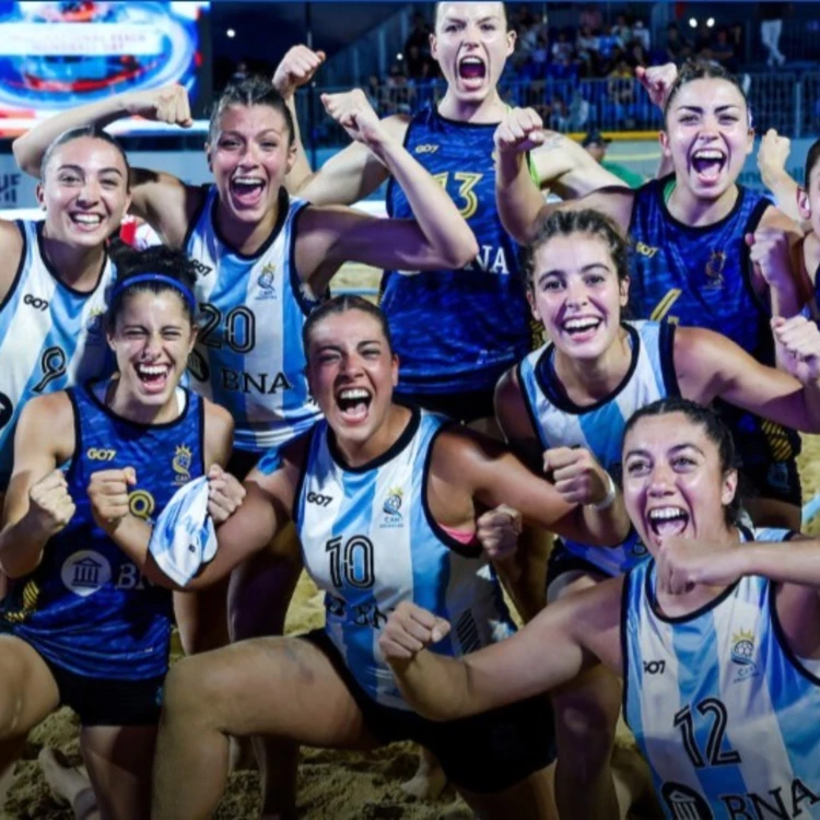Imagen relacionada de seleccion argentina femenina beach handball consagracion mundial china
