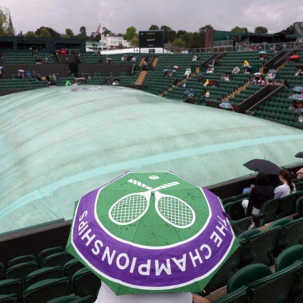 Imagen relacionada de preocupacion en wimbledon por la lluvia constante durante el torneo