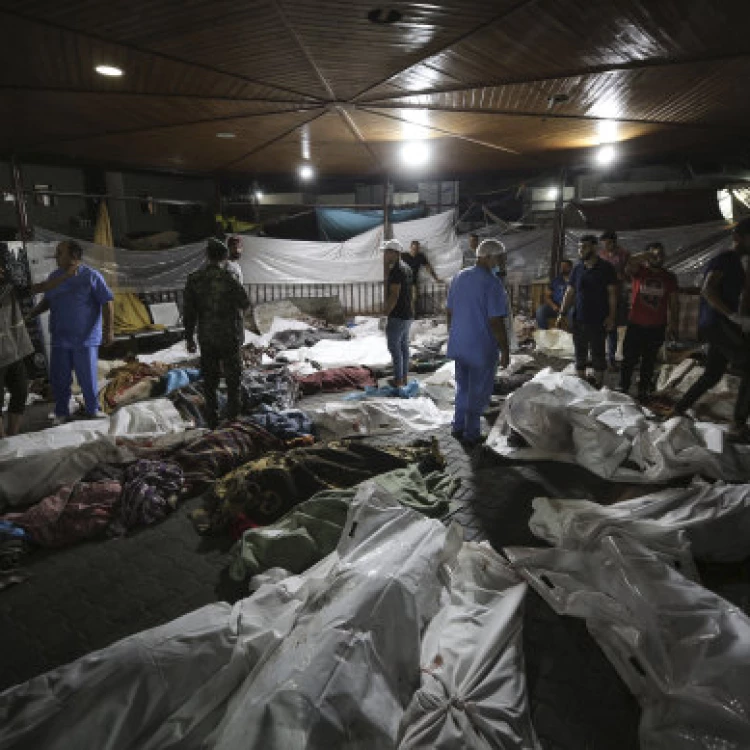 Imagen relacionada de blast at gaza hospital us intelligence points to armed palestinian group as responsible