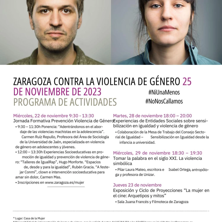 Imagen relacionada de el ayuntamiento de zaragoza se une al dia internacional para la eliminacion de la violencia contra las mujeres