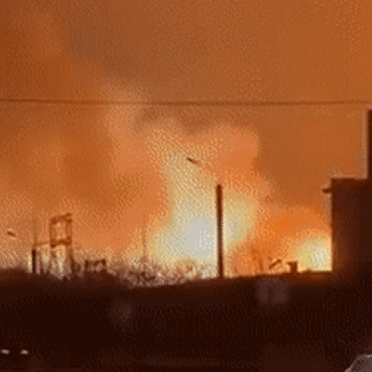 Imagen relacionada de explosion fabrica rusa tanques sanciones