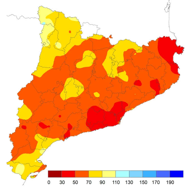 Imagen relacionada de ano calido seco cataluna 2023