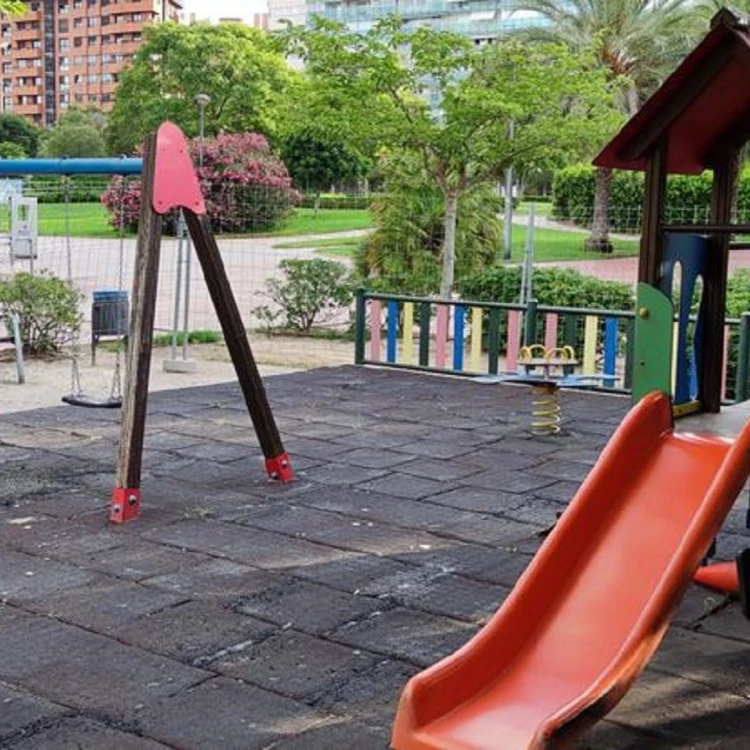 Imagen relacionada de restauracion zonas infantiles jardin turia valencia
