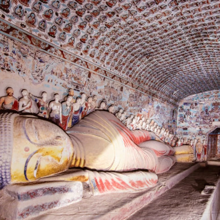 Imagen relacionada de aumento condiciones climaticas amenaza murales estatuas ruta seda china