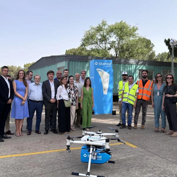 Imagen relacionada de comunidad madrid presentacion primer vuelo drones transporte material sanitario