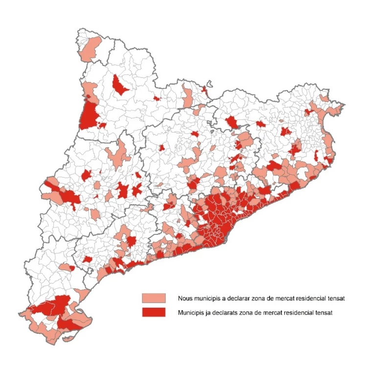 Imagen relacionada de nuevos municipios catalunya zonas residenciales tensas
