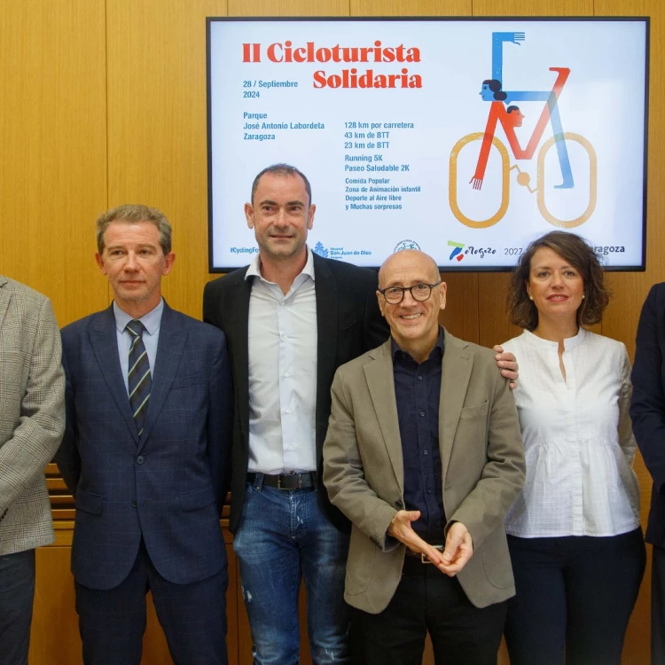 Imagen relacionada de segunda edicion cicloturista solidaria Zaragoza