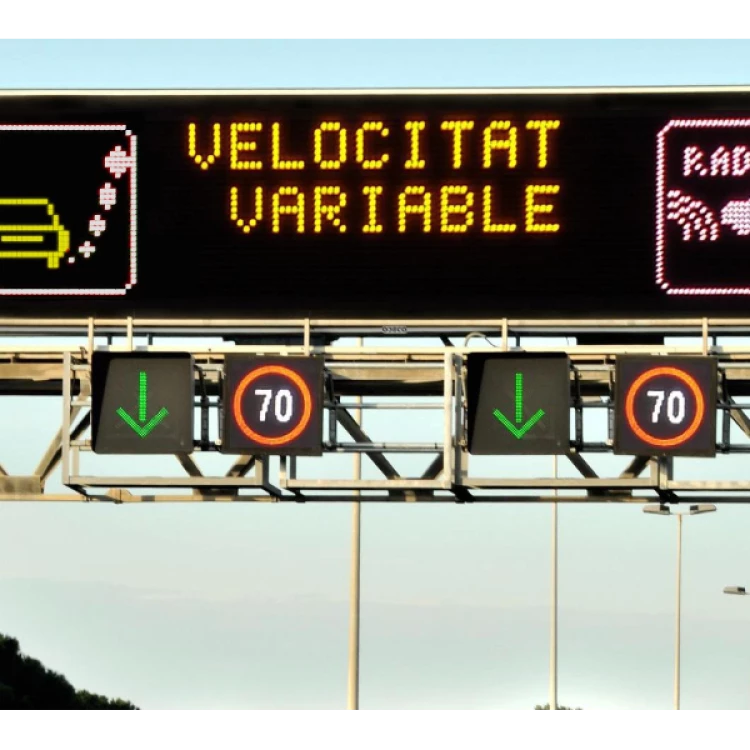 Imagen relacionada de sistema velocidad variable autopista C 58 cataluna